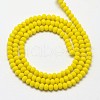 Faceted Rondelle Glass Beads Strands EGLA-J134-3x2mm-A03-2