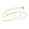 Trendy Unisex 304 Stainless Steel Cable Chain Necklaces X-NJEW-M047-02-3