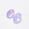 Transparent Glass Charms GLAA-R211-05-A03-2