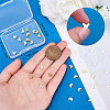 Beebeecraft 50Pcs 2 Colors Brass Beads KK-BBC0015-28-3