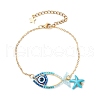 Glass Seed Beads Link Bracelets BJEW-MZ00152-01-2