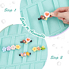 Soft Felt Large Capacity Hair Clips Storage Hangers AJEW-WH0332-92A-3