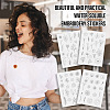 80 Patterns Non-woven Fabrics Water-soluble Embroidery Aid Drawing Sketch DIY-TAC0100-001-8