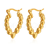 304 Stainless Steel Hoop Earrings PC3613-02-1