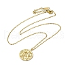 Brass Micro Pave Clear Cubic Zirconia Pendants Necklaces NJEW-K269-03A-G-2