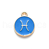 Alloy Enamel Pendants X-ENAM-S124-01B-02H-2