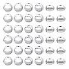 CHGCRAFT 60Pcs 3 Styles Tibetan Style Alloy Beads FIND-CA0009-05-1