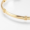 Brass Cuff Bangles X-BJEW-K153-02E-2