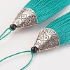 Nylon Tassels Big Pendant Decorations X-HJEW-G010-A18-2