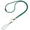 Polyester & Golden Alloy Mobile Straps FIND-WH20004-52D-1