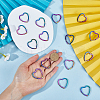 SUNNYCLUE 20Pcs Iron Split Key Rings IFIN-SC0001-69-3