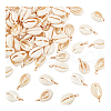  100Pcs Natural Cowrie Shell Pendants FIND-PH0021-26-7