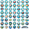 ARRICRAFT Glass Cabochons GGLA-AR0001-08-1