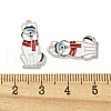 Rack Plating Alloy Enamel Pendants ENAM-Z014-01P-02-3