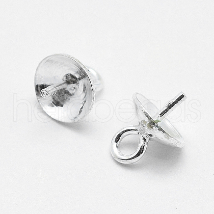 925 Sterling Silver Pendant Bails STER-E050-08S-1