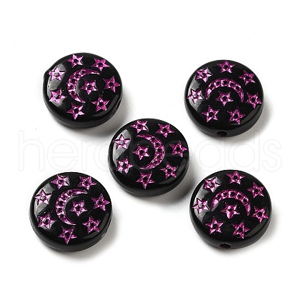 Opaque Acrylic Beads X-OACR-Z005-32-1