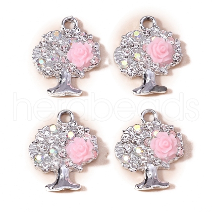 Alloy and Rhinestone Pendants PW-WG0F35E-07-1