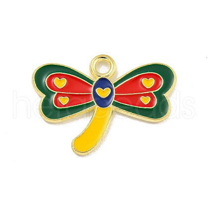 Alloy Enamel Pendants ENAM-Z015-05G-01-1