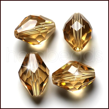 Imitation Austrian Crystal Beads SWAR-F054-11x8mm-28-1