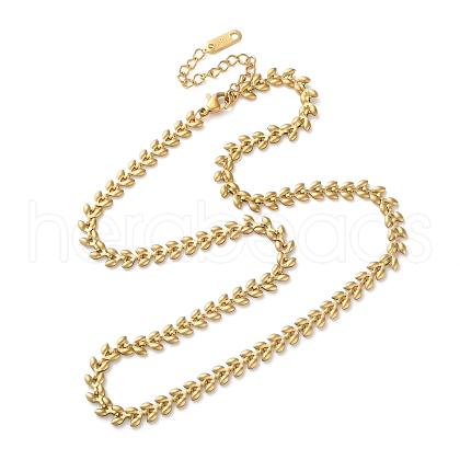 316 Surgical Stainless Steel Link Chain Necklaces NJEW-P324-05B-G-1