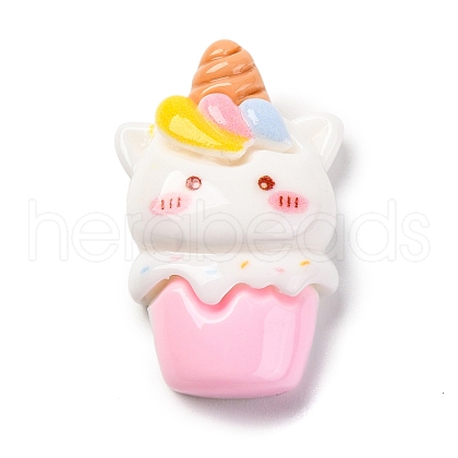 Unicorn Theme Cartoon Resin Decoden Cabochons CRES-Z011-02F-1