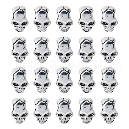 DICOSMETIC 80Pcs Tibetan Style Alloy European Beads FIND-DC0006-09B-1