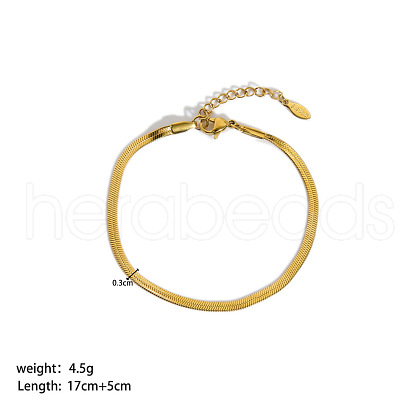 Stylish Stainless Steel Snake Chain Bracelets for Women XR9988-8-1