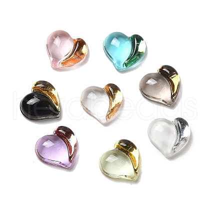 Transparent Acrylic Cabochons X-OACR-E030-01-1