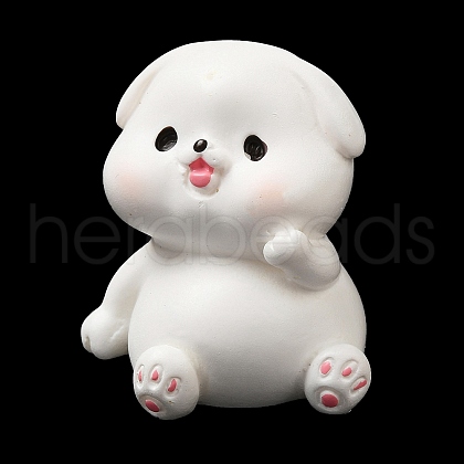 Dog Resin Display Decorations DJEW-F022-A06-1