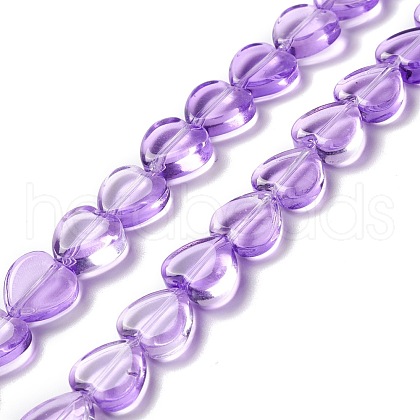 Transparent Glass Beads Strand GLAA-F112-03D-1