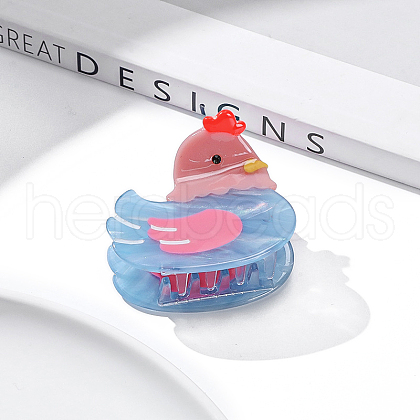 Chick Cellulose Acetate Claw Hair Clips PW-WG0230E-03-1