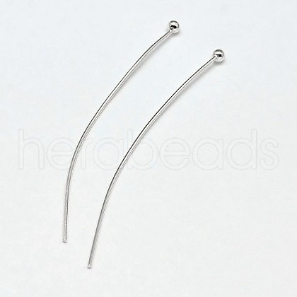 925 Sterling Silver Ball Head Pins STER-F018-03B-1