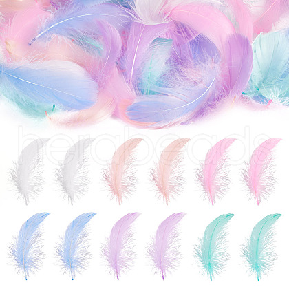 Feather Costume Accessories AJEW-TAC0003-21-1