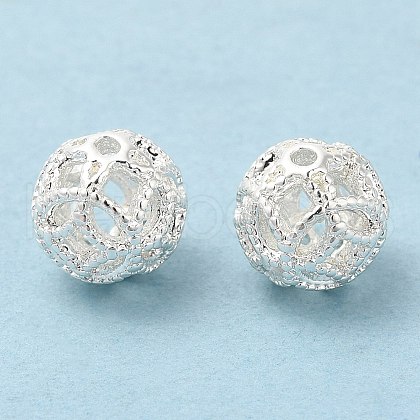 Eco-Friendly Rack Plating Brass Beads KK-A186-05S-1