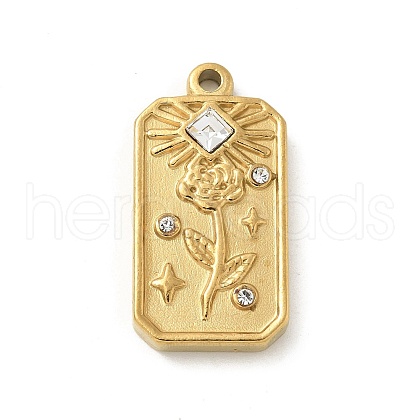 304 Stainless Steel Pendants STAS-I322-39G-01-1