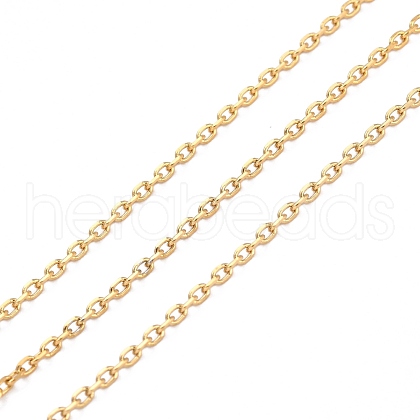 PVD Vacuum Plating 304 Stainless Steel Cable Chains CHS-D033-03G-02-1