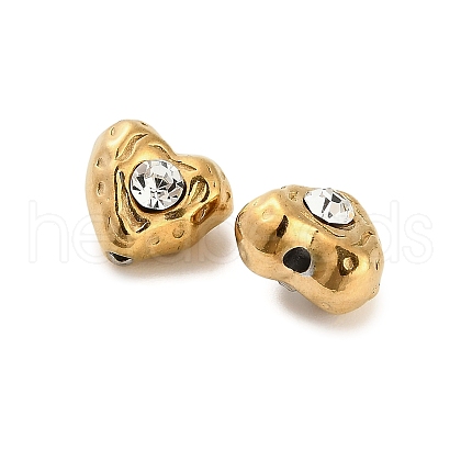 304 Stainless Steel Crystal Rhinestone Beads STAS-U047-02G-1