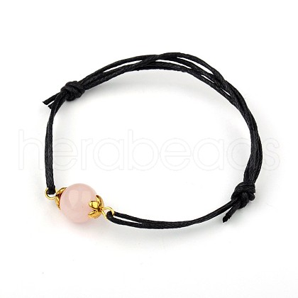 Gemstone Adjustable Link Bracelets X-BJEW-JB01554-03-1