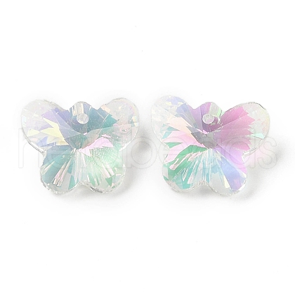 Transparent Glass Pendants X-GLAA-E050-02B-02-1