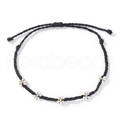 Vintage Glass Beaded Pearl String Adjustable Bracelet for Girl TG8813-5-1