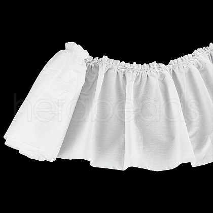 FINGERINSPIRE Cotton Pleated Lace Trim Ribbon OCOR-FG0002-63C-02-1