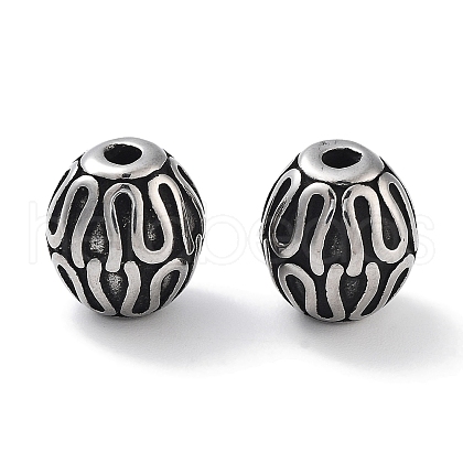 304 Stainless Steel Beads STAS-M057-37AS-1