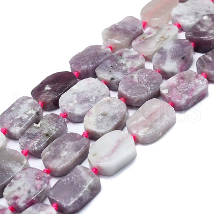 Natural Cherry Blossom Tourmaline Beads Strands G-K245-J23-01-1