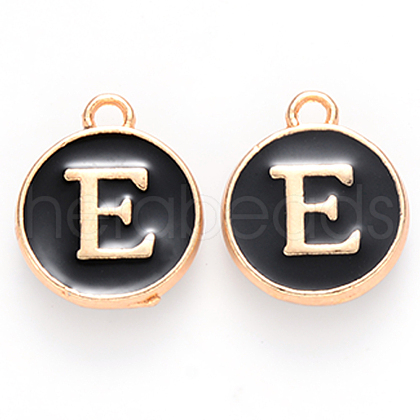 Golden Plated Alloy Charms X-ENAM-S118-02E-1