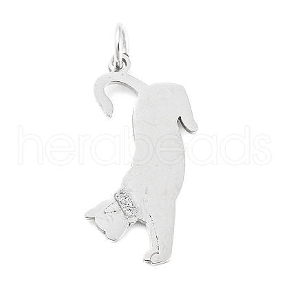 Non-Tarnish 304 Stainless Steel Pendants STAS-E205-01P-1
