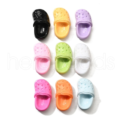 Opaque Resin Cabochons RESI-H035-03-1