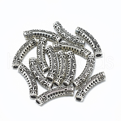Thailand 925 Sterling Silver Tube Beads STER-T002-01AS-1