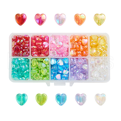 Eco-Friendly Transparent Acrylic Beads TACR-CJ0001-02-1