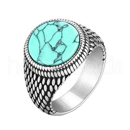 Stainless Steel Color Finger Rings for Men FS-WG49563-08-1