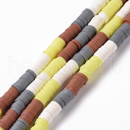 Handmade Polymer Clay Bead Strands CLAY-C003-02C-1